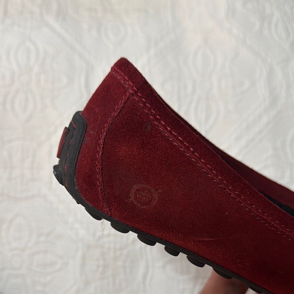 Born Burgundy Suede Loafers - Picture 7 of 7